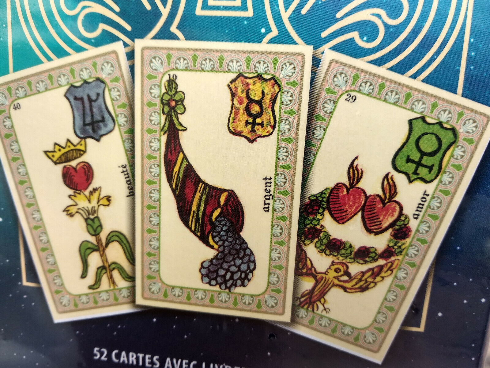 Oracle Belline Grimaud jeu de cartes divinatoires traditionel en