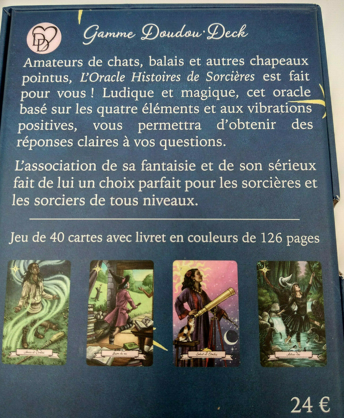 Oracle Histoires de sorcières jeu de cartes divinatoires Français+livre  nouveau! • Ateepique